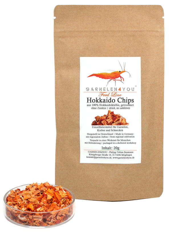 GARNELEN4YOU® Hokkaido Chips, 20 g – Herstellerbild 1